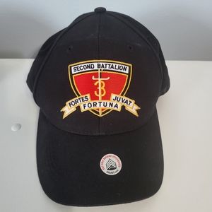 second betallion Marine Corp patch hat